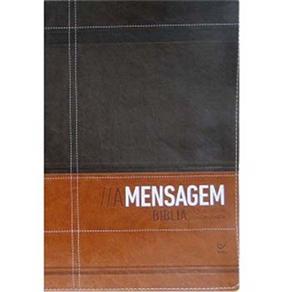 Livro - Bíblia A Mensagem - Luxo ( Marrom e Café )
