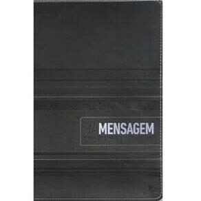 Livro - Bíblia A Mensagem - Luxo ( Preta e Cinza )
