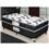Conjunto Cama Box + Colchão Solteiro Paropas Sleeping Black Uniface com Pillow e Molas Bonnel 24x88x188cm - Preto