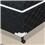 Conjunto Cama Box + Colchão Solteiro Paropas Sleeping Black Uniface com Pillow e Molas Bonnel 24x88x188cm - Preto