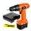 Furadeira/Parafusadeira à Bateria Black&Decker CD121K-BR Bivolt c/ Maleta Plástica - 12V