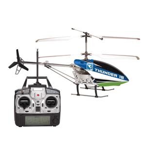 Helicóptero Thunder Candide c/ Controle Remoto 1376 - Azul