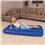 Colchão de Solteiro Inflável Bestway Flocked - Azul