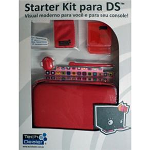 Kit Acessório Starter Tech Dealer para Nintendo DS - Vermelho 