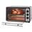 Forno Elétrico Philco 32L3 Steel com Assadeira Antiaderente, Grelha Deslizante e Bandeja - 30L
