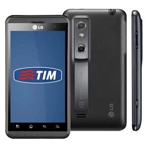 Smartphone Desbloqueado TIM LG Optimus 3D P920 Preto c/ Android 2.2, Câmera 5MP, Wi-Fi, 3G, Touch Screen, MP3, Bluetooth, Fone e Cartão 4GB