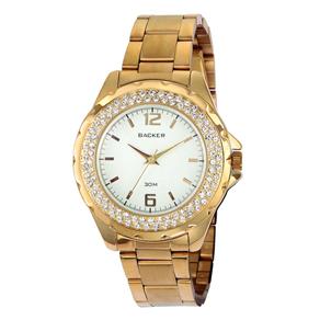 Relógio Feminino Analógico Backer 1476145F - Dourado