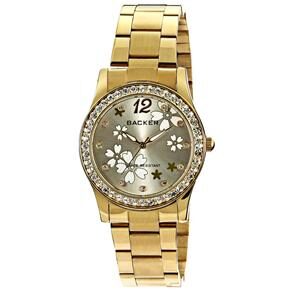 Relógio Feminino Analógico Backer 3003145F - Dourado
