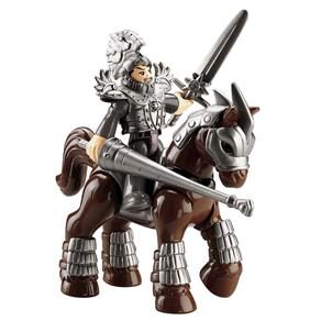 Imaginext Ninjas e Samurais Sir Angus e Cavalo Mattel - W1894/W1898