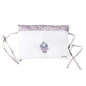 Almofada para Amamentação de Braço Tribeca com Anjinha Pintada à Mão - Lilás/Branco
