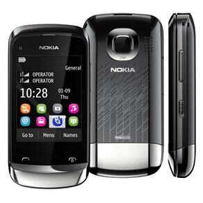 Celular Desbloqueado Nokia C2-06 Grafite Dual Chip c/ Câmera 2MP, touch Screen, Rádio FM, MP3, Bluetooth, Fone de Ouvido e Cartão 2GB