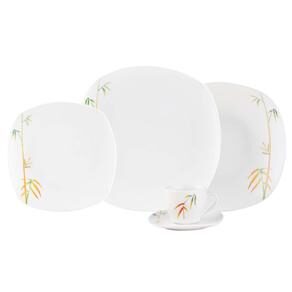 Aparelho de Jantar e Chá Bon Gourmet Folhas de Bamboo - 20 Peças