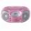 CD Player Portátil Philco PB120R c/ MP3 e USB - Rosa
