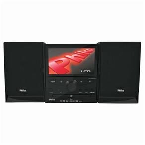 Micro System Portátil Philco PH673 c/ DVD Player, TV LCD de 7", MP3, Entrada USB e Ripping - 50 W