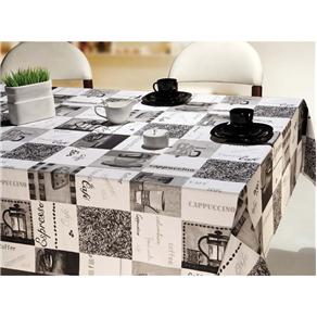 Toalha de Mesa Quadrada Kacyumara Coffee 160x160 cm