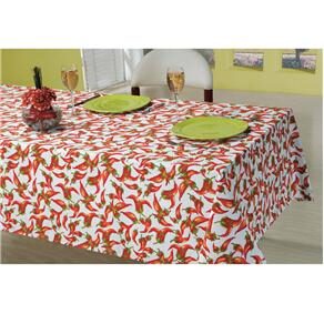 Toalha de Mesa Redonda Kacyumara Pimenta 160 cm