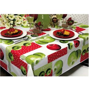Toalha de Mesa Retangular Kacyumara Apple 160x220 cm