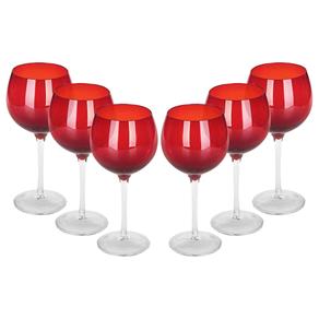 Conjunto de Taças Inova para Vinho Branco Vermelha - 6 Peças