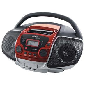 CD Player Portátil Philco PH299i2 c/ MP3 e Entrada USB - 6 W RMS