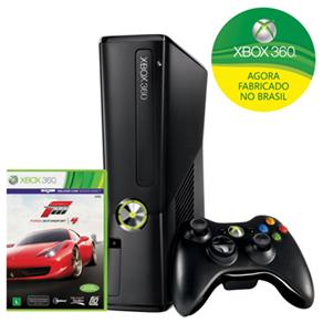 Console Microsoft Xbox 360 com 250GB de Memória + Controle sem Fio + Game Forza 4 - X360