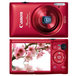 Câmera Digital Canon PowerShot ELPH 300 Vermelha c/ 12,1MP, LCD 2,7”, Zoom Óptico 5x, Vídeo Full HD, Estabilizador de imagem, Detector de Face
