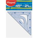 Esquadro Geométrico Maped 45°/21 Cm 