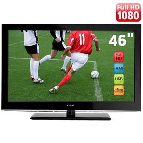TV 46" LCD CCE D46 Stile Full HD c/ Entradas HDMI e USB e Conversor Digital