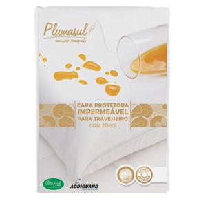 Capa para Travesseiro com Zíper Plumasul 233 Fios 50 x 90 cm