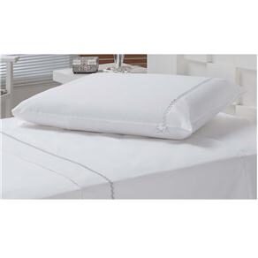 Jogo de cama Casal Plumasul Classic com Sianniha 233 fios - Branco