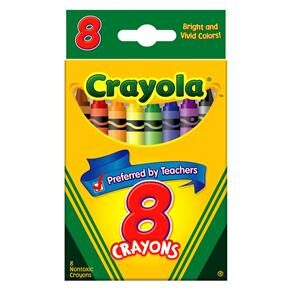 Giz de Cera Crayola 52-3008 - 8 Cores