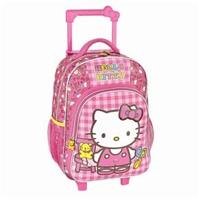 Mochila de Carrinho Choice Bag Hello Kitty Dress Up HKDU301 - Rosa