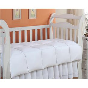 Edredom Infantil Penas de Ganso Plumasul 233 Fios - Branco 100 x 140 cm