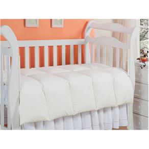 Edredom Infantil Pluma de Ganso Plumasul 233 Fios - Bege 100 x 140 cm