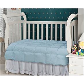 Edredom Infantil Fibras Siliconizadas Plumasul 233 Fios - Azul 100 x 140 cm