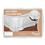 Saia para Cama Box Solteiro Plumasul 180 Fios com Ponto Palito - Branca