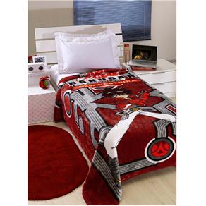 Cobertor Solteiro Corttex Casa Raschel Bakugan