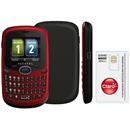 Celular Desbloqueado Alcatel OT255 Vermelho c/ ...