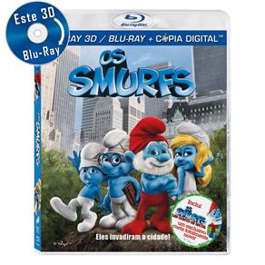 Blu-Ray 3D + Cópia Digital - Os Smurfs + Conto de Natal