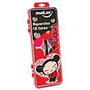Aquarela Pucca Molin com Pincel 18390 - 12 Cores