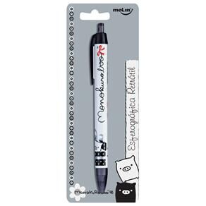 Caneta Molin Retrátil Monokuro Boo 20805 - Blister com 1 unidade – Azul
