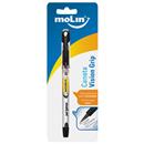 Caneta Molin Vision Grip 1281 - Preta 