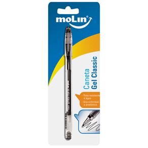 Caneta Molin Gel Classic 3101 - Preta