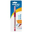 Caneta Molin Gel Grip 3107 - Vermelha 