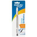 Caneta Molin Gel Metálica 3161 - Prata