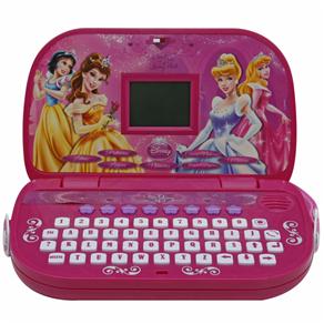 Laptop Yellow Princesas Bag Top com 32 Atividades - Rosa