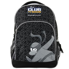 Mochila Dermiwil Disney Club Penguin 10798 - Preta 
