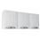 Armário Colormaq Class Slim AP3P com 3 Portas 40cm de Altura - Branco