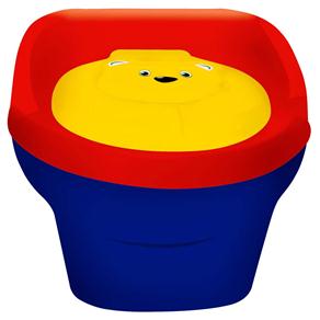 Troninho Musical Styll Urso c/ Tampa 32909 Azul/Vermelho