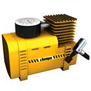 Mini Compressor de Ar Chimpa 300 PSI - Amarelo