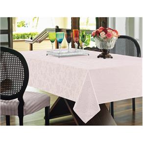Toalha de Mesa Retangular Karsten Haydée 160x270 cm - Bege Rosé